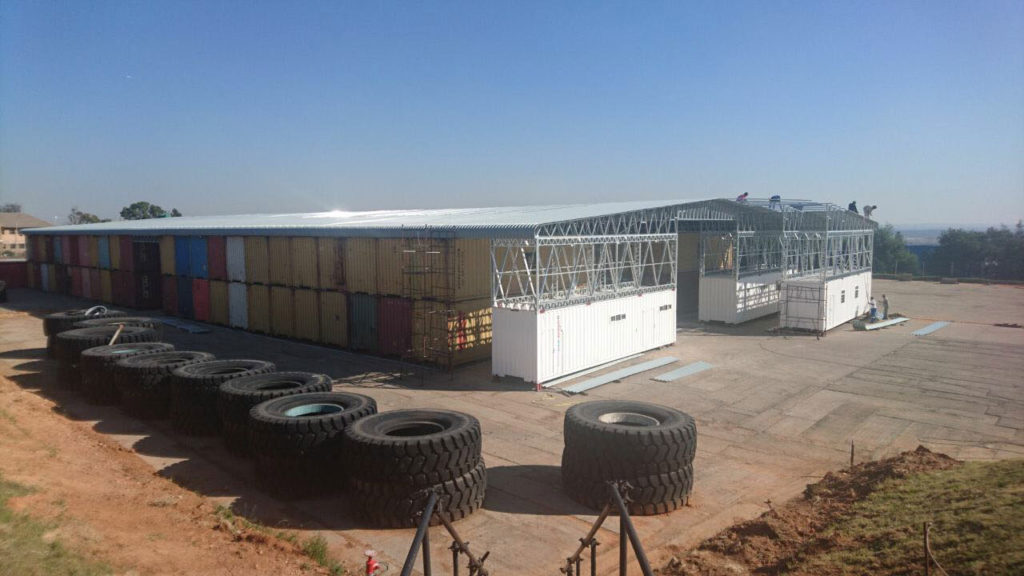 Onsite Storage Container Warehouse Project in Johannesburg Almar
