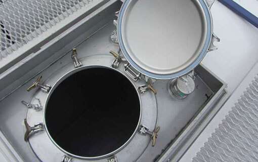 ISO Tank Container Open Manhole