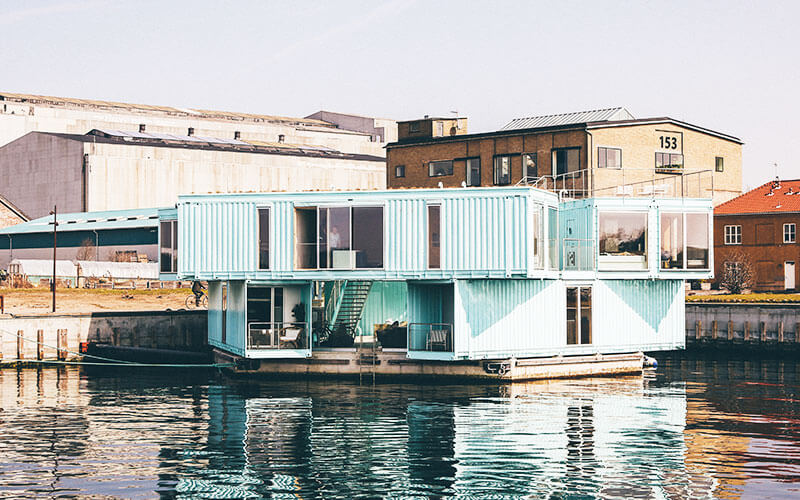 creative shipping container home