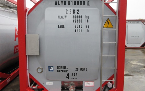 ISO Tank 6m-Isotainer-Front